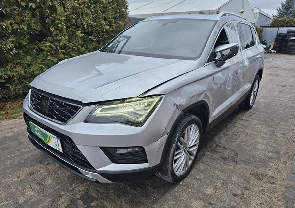 Seat Ateca cena 39900 przebieg: 76000, rok produkcji 2017 z Chodzież małe 352